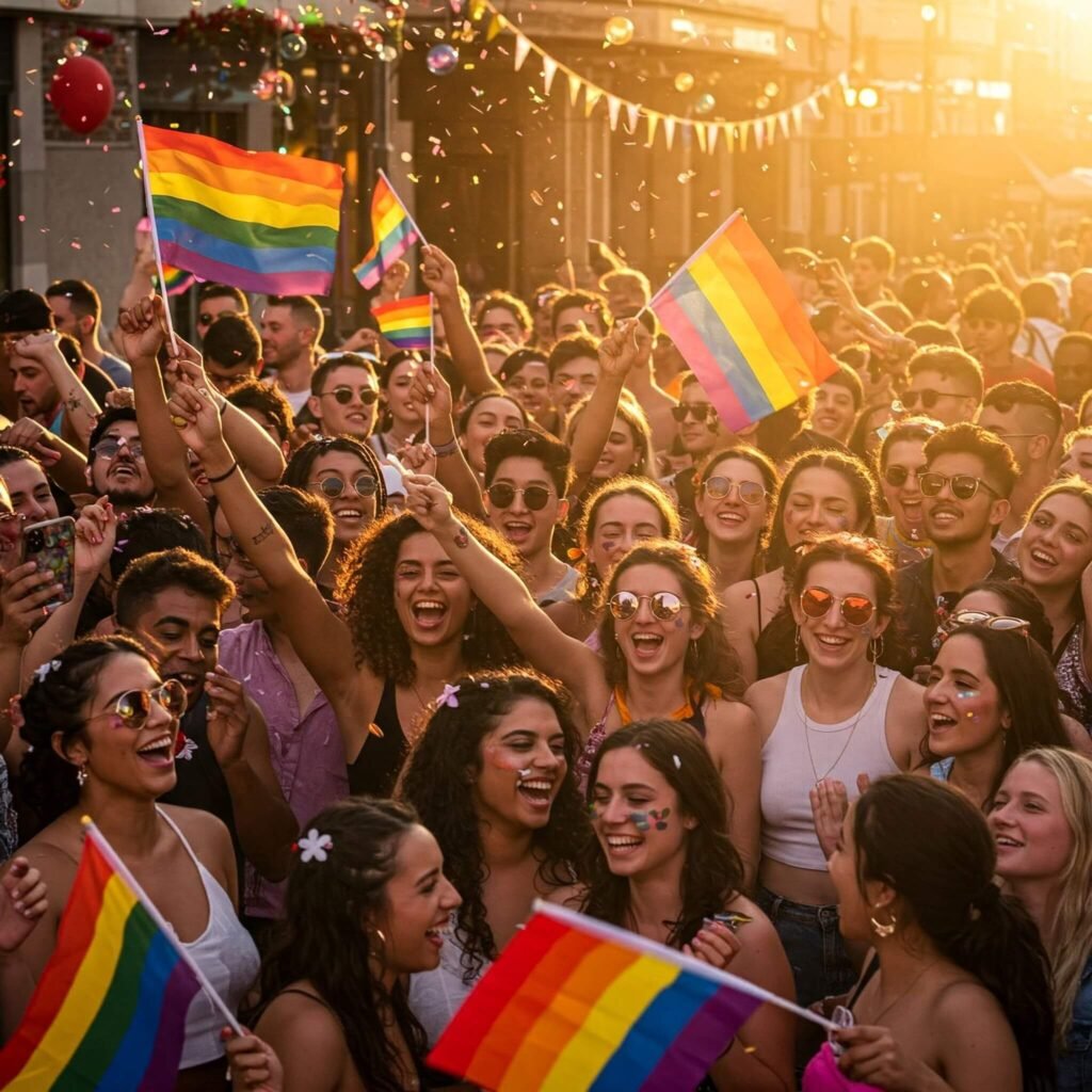 
Vibrant LGBTQ+ Pride Event: Joy and Inclusivity