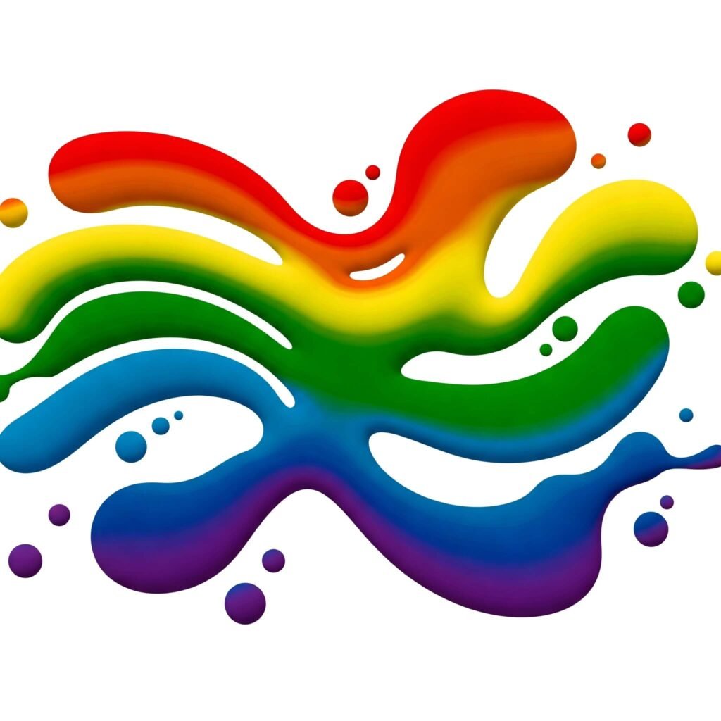 Abstract Rainbow Art - Colorful Diversity