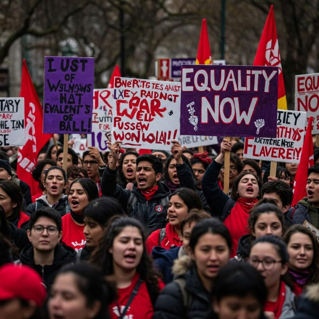 
Equality Protest Scene
