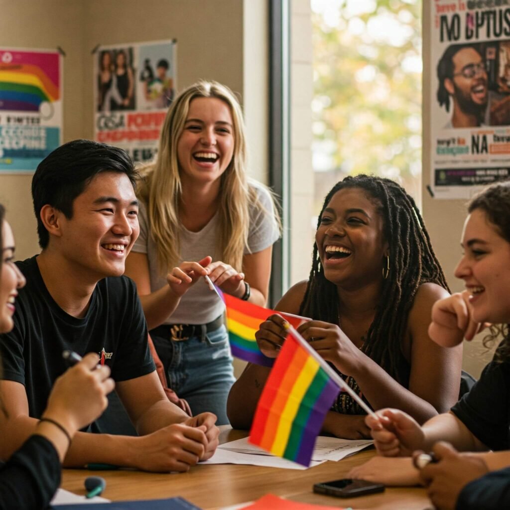 GSA Meeting: Rainbow Flag Joy