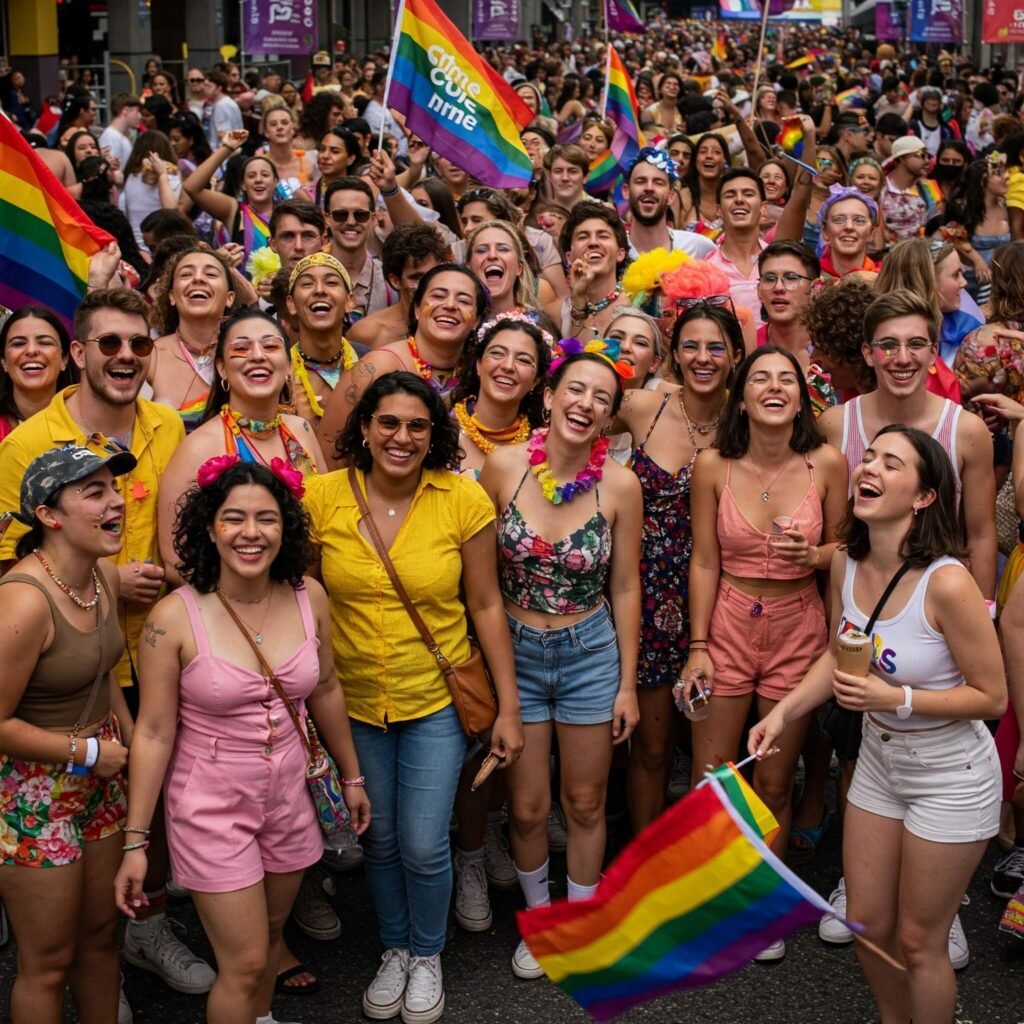 Vibrant Pride Celebration: Inclusive Joy