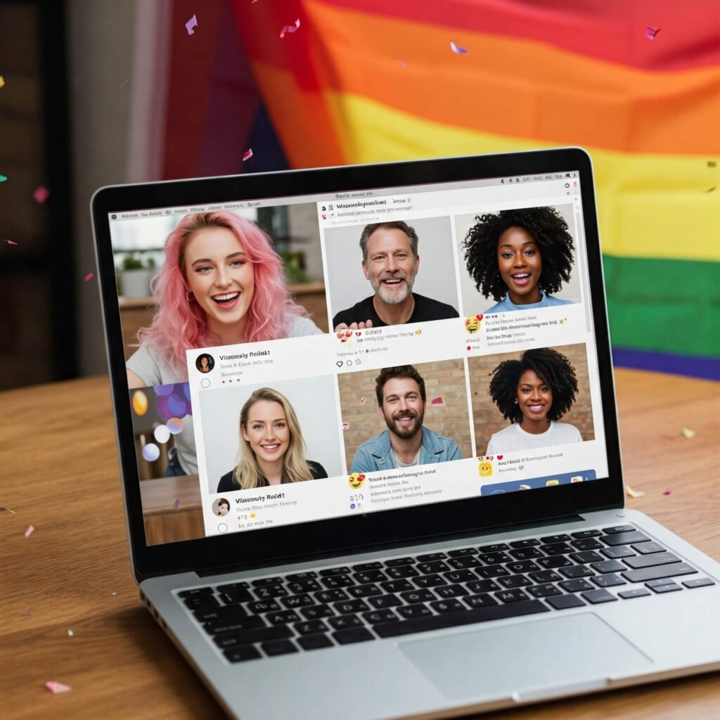 Virtual Pride Event Celebration