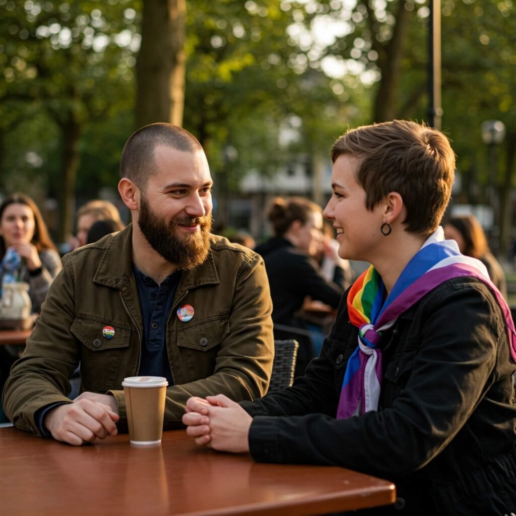 Heartfelt LGBTQ+ Conversation