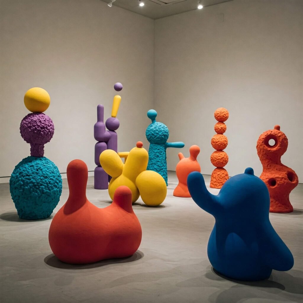 Sculpted Hues: Installation Art