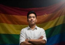 Coming Out Stories: Real-Life Experiences to Inspire You Proud Portrait: Rainbow Flag & Empowered Expression