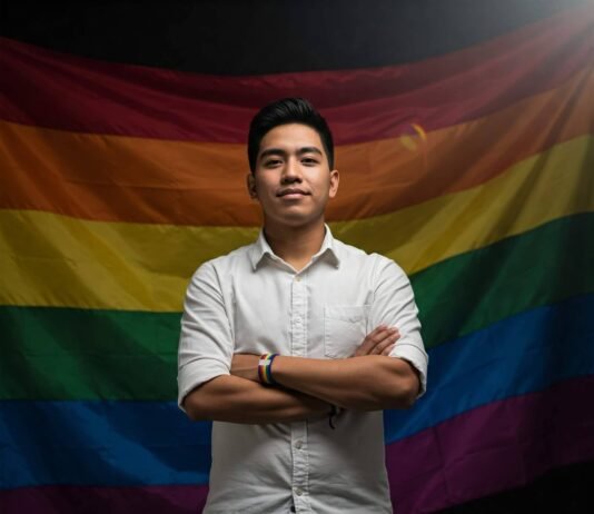 Coming Out Stories: Real-Life Experiences to Inspire You Proud Portrait: Rainbow Flag & Empowered Expression