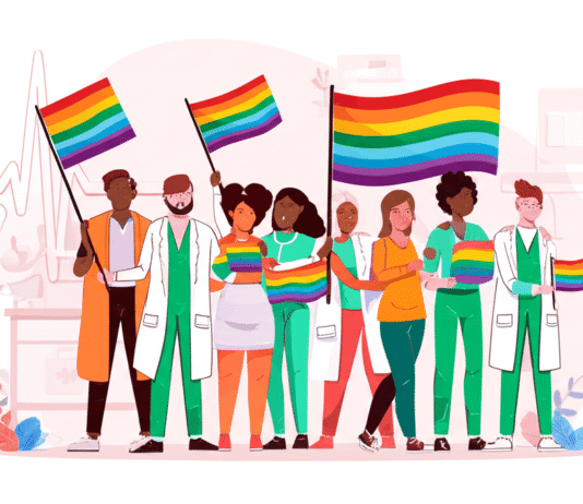 LGBTQ+ Health: Top 5 Medical Issues You Should Be Aware Of LGBTQ+ Healthcare Community Illustration