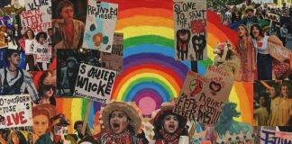 Art as Activism: How LGBTQ+ Artists Use Their Work for Change Eclectic Art Collage: Rainbow Protest