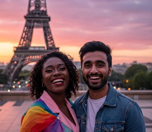 How to Travel Safely and Confidently as an LGBTQ+ Individual LGBTQ+ Pride Eiffel Tower